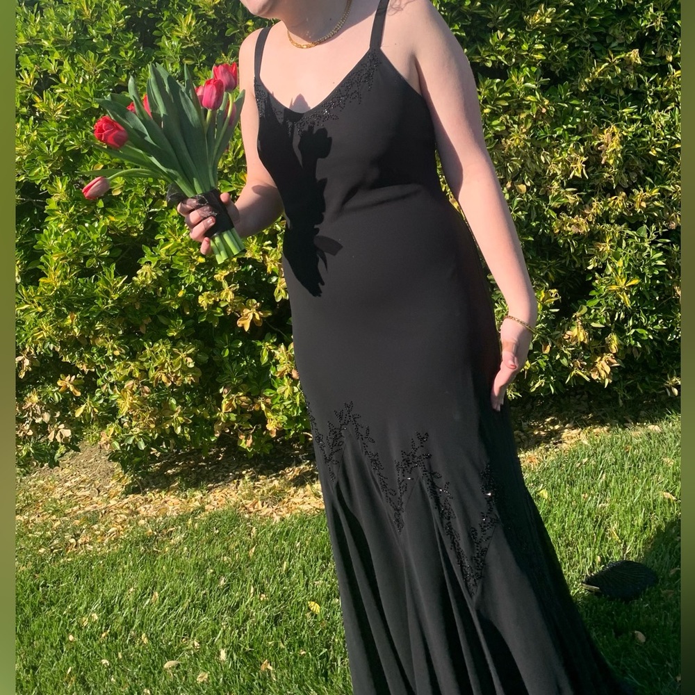 Black formal dress